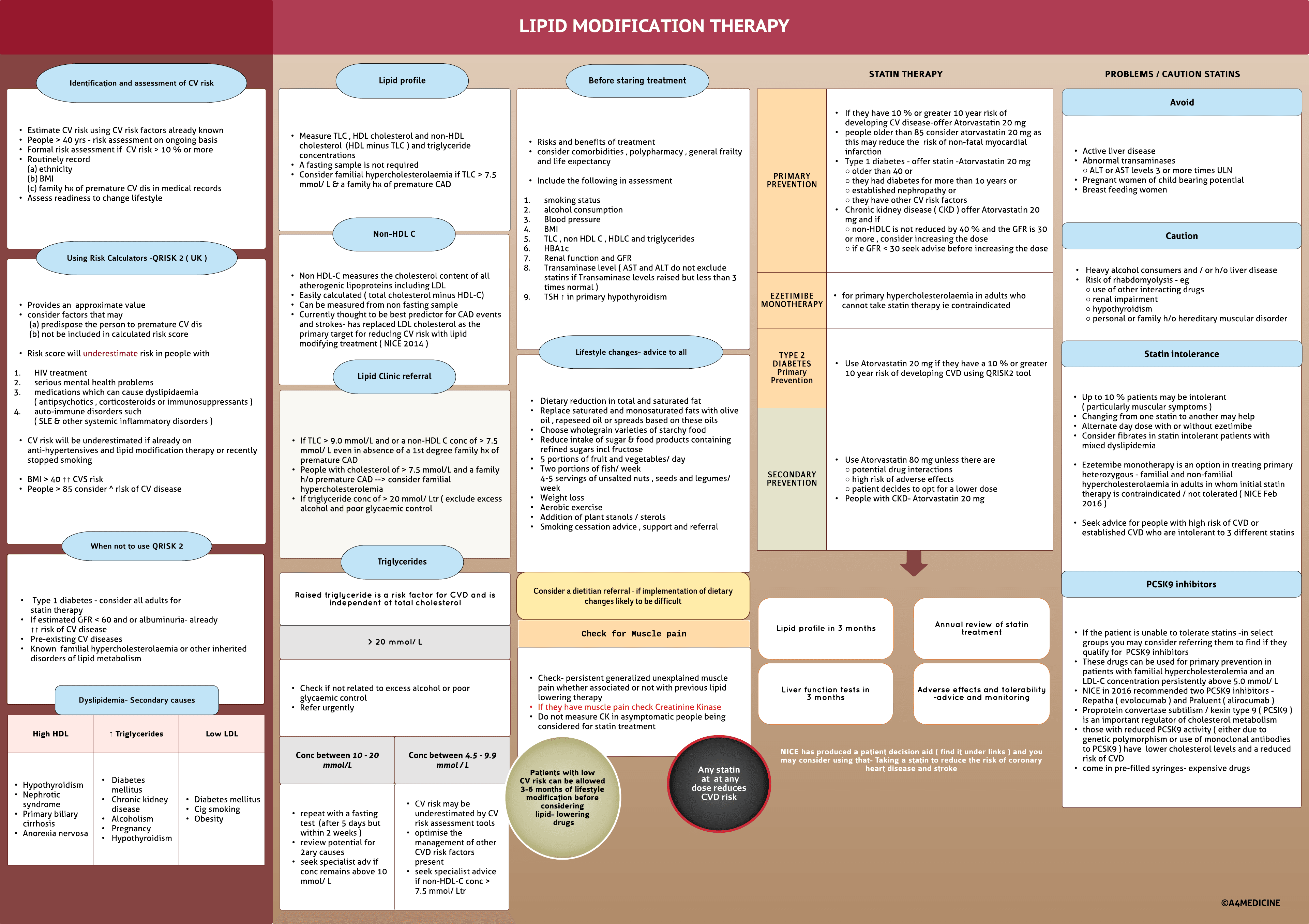 Lipid modification therapy