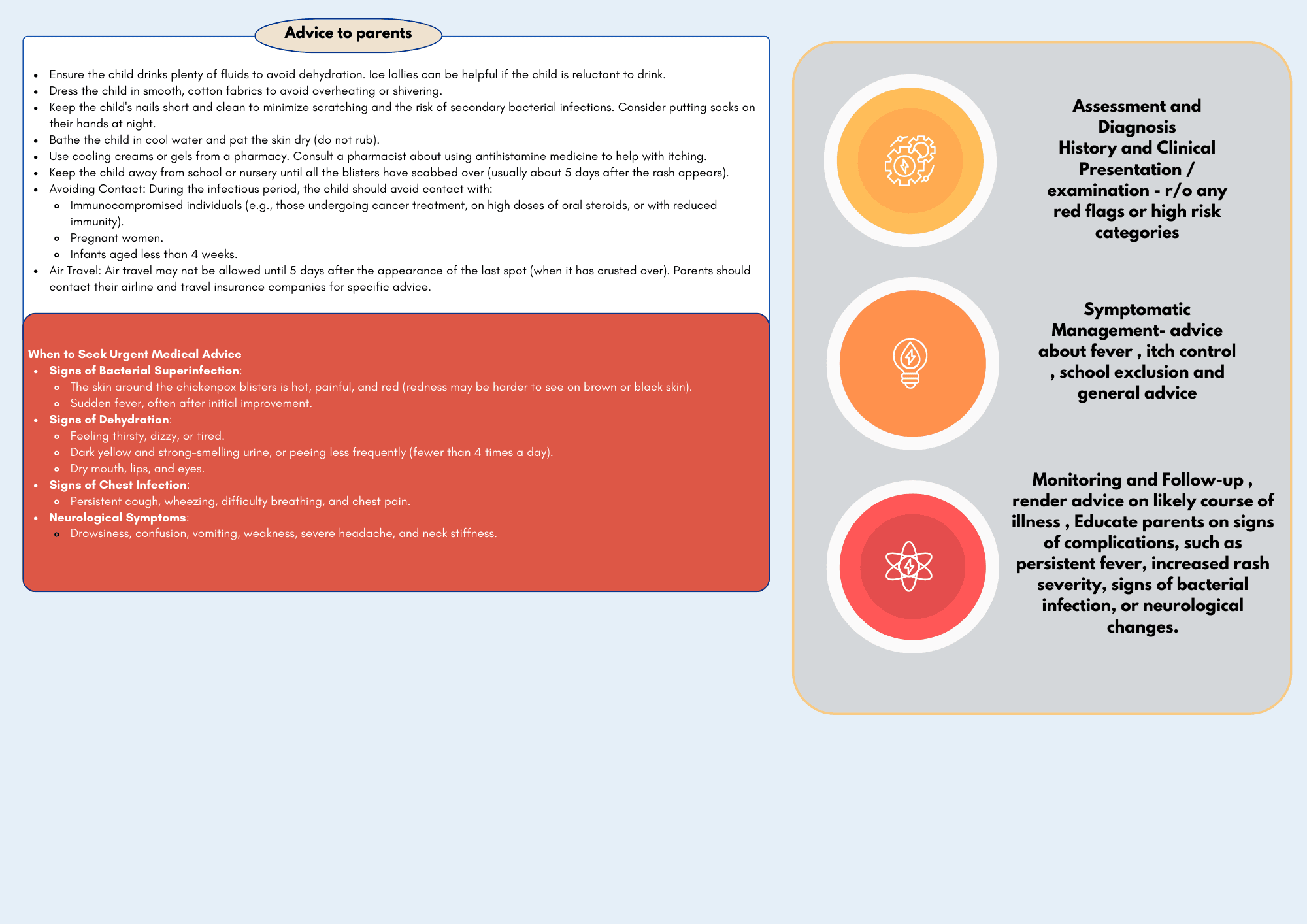 Varicella - chicken pox management